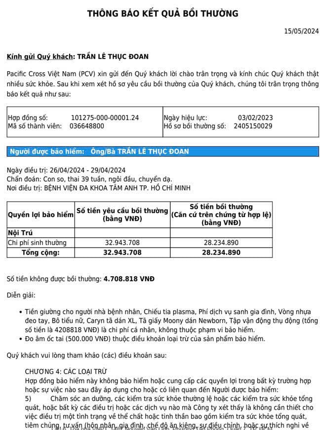 Ca chi trả 4